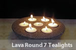 Lava Round 7 Tealights